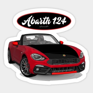 ABARTH 124 Rosso Sticker